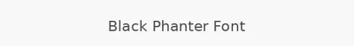 Black Phanter Font