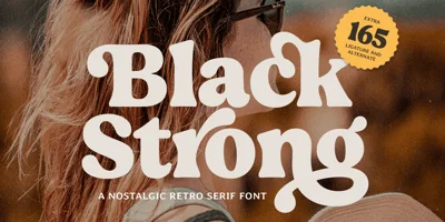 Black Strong Font
