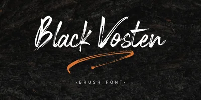 Black Vosten Font