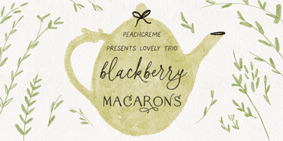 Blackberry Macarons Free Download