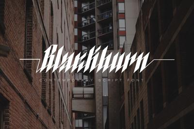 Blackburn - Modern Blackletter Font Free Download