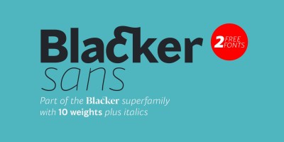 Blacker Sans Font