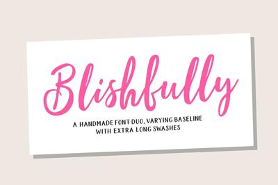 Blishfully Font Duo Free Download