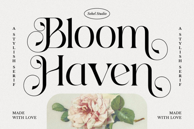 Bloom Haven - Beauty Branding Font Free Download