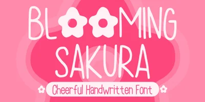 Blooming Sakura Font