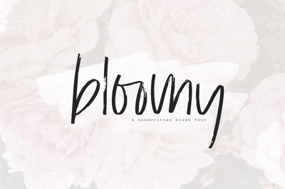 Bloomy - Chic Brush Font Free Download