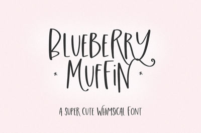 Blueberry Muffin | Cute Swash Font Free Download