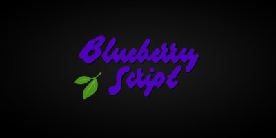 Blueberry Script Font