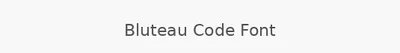 Bluteau Code Font