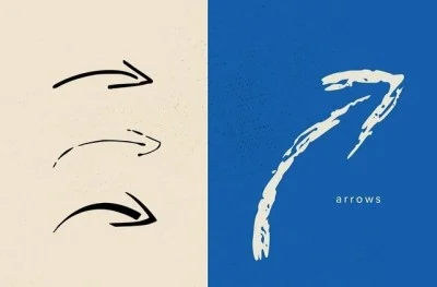 BM Graphics Arrows Font