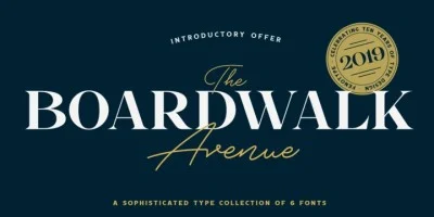 Boardwalk Avenu Free Font Font