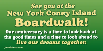 Boardwalk Font