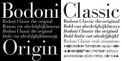 Bodoni Classic Font