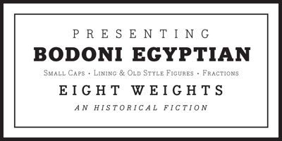 Bodoni Egyptian Pro Font Free Download