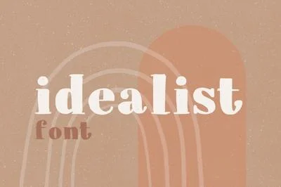 Bold Serif Font / hand drawn serif