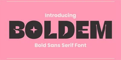 Boldem Font