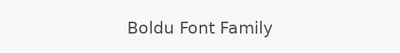 Boldu Font Family