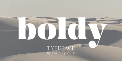 Boldy Font