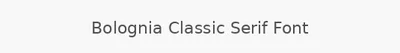 Bolognia Classic Serif Font