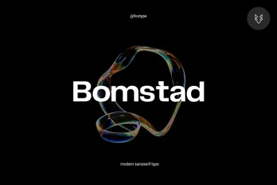 Bomstad Display Typeface Font