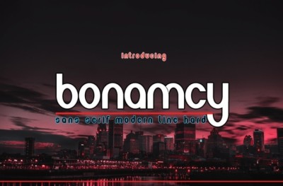 Bonamcy Font