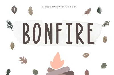 Bonfire - A Bold Handwritten Font Free Download