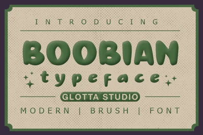 Boobian Font