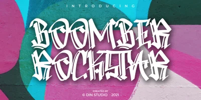 Boomber Rockstar Font