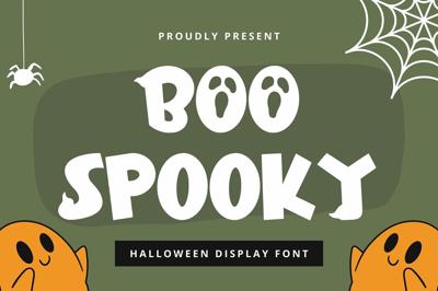 BooSpooky - Halloween Display Font Free Download