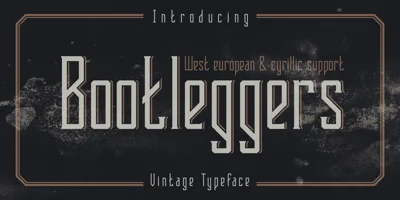 Bootleggers Font