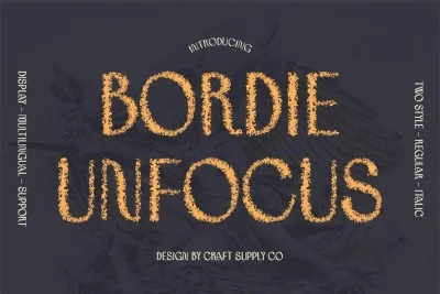 Bordie Unfocus Font