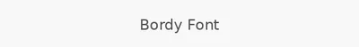 Bordy Font