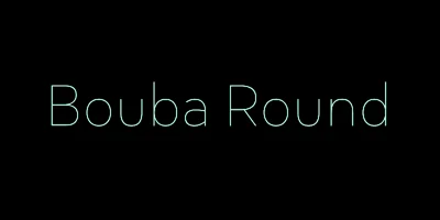 Bouba Round Variable Font