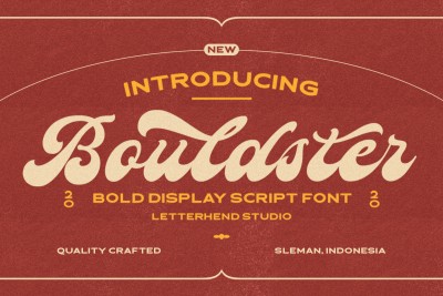 Bouldster Font