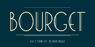Bourget Font