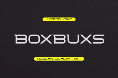 Boxbuxs Font