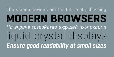 Boxed Font