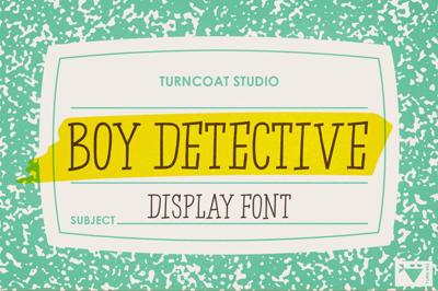 Boy Detective Font Free Download