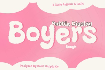 Boyers Rough Font