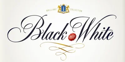 BP Black & White Font