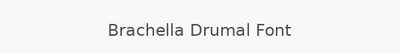 Brachella Drumal Font