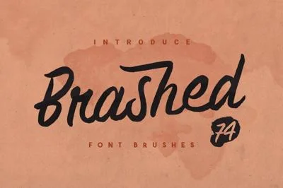 Brashed Typeface