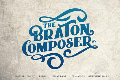 Braton Composer Typeface Free Download