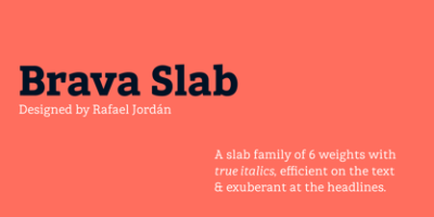 Brava Slab Font