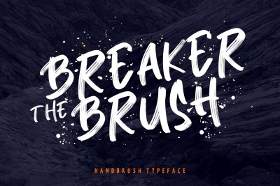 Breaker The Brush Advertisement Font