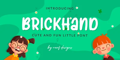 Brickhand Font