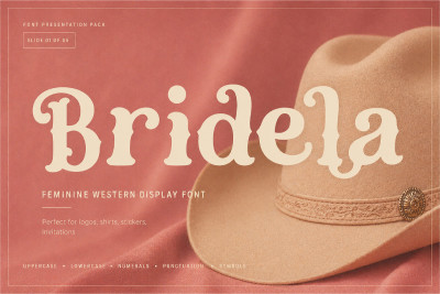 Bridela Cowgirl Western Font