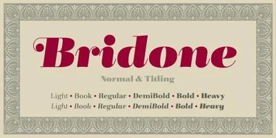 Bridone Font
