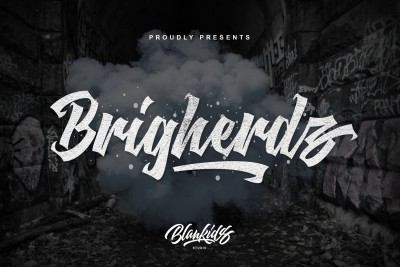 Brigherdz Urban Script Font