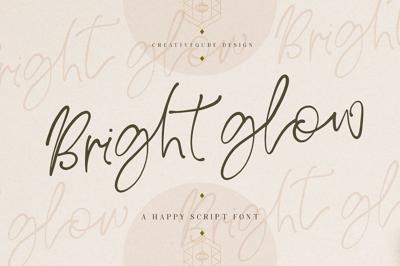 Bright Glow Script Font Free Download